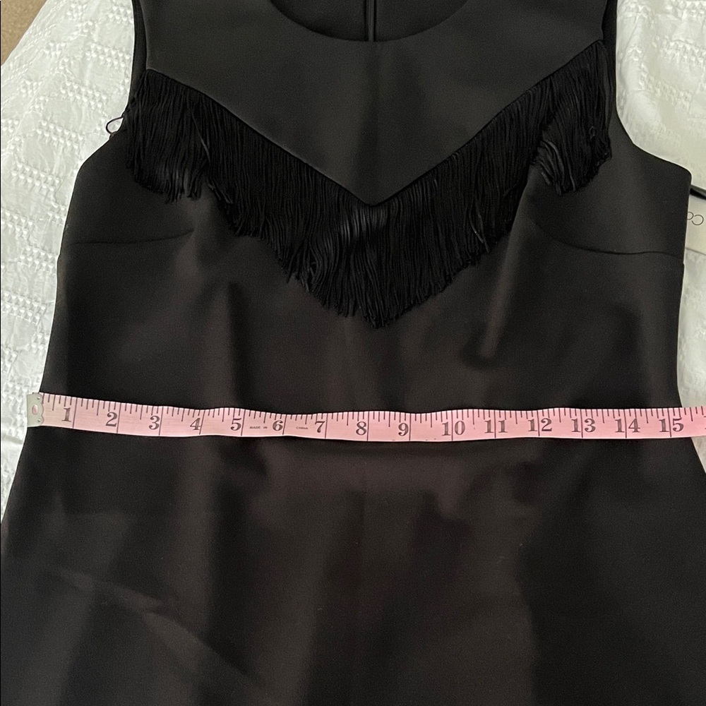 Calvin Klein Black Fringe Dress size 10 - Picture 12 of 14